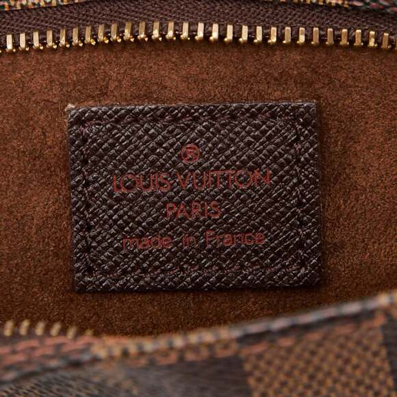 LOUIS VUITTON Authentic Brown Damier Leather Shoulder Bag - Picture 9 of 10